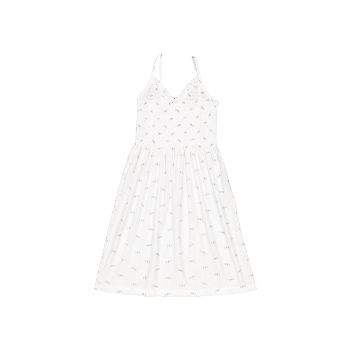 Blue Blossoms Mom Dress