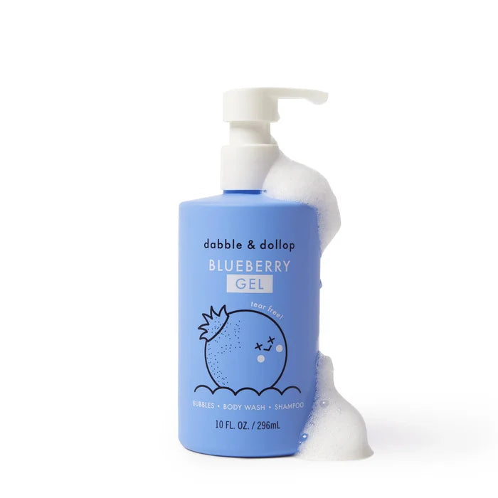 Blueberry Bubble Bath, Body Wash & Shampoo