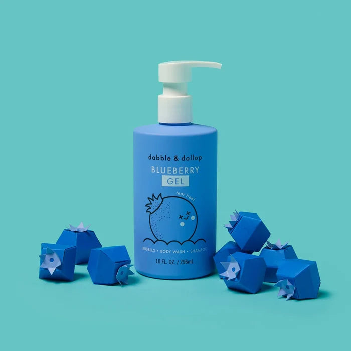 Blueberry Bubble Bath, Body Wash & Shampoo