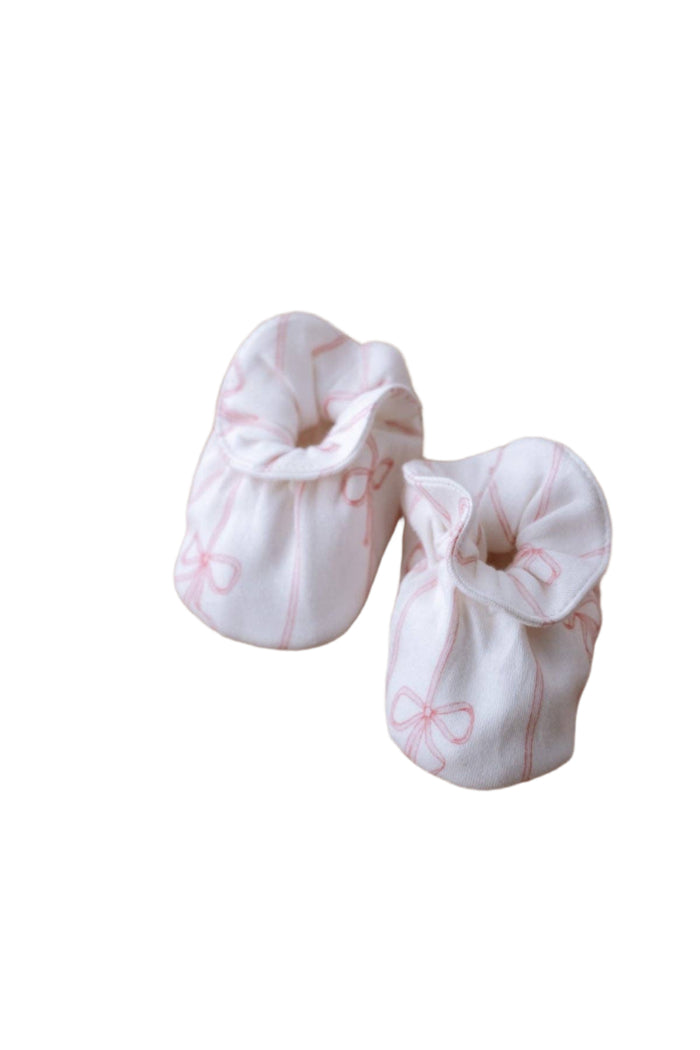 Booties - Ribbon/Pink