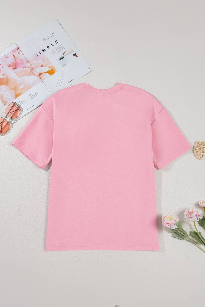 Bow Applique Boxy T-shirt