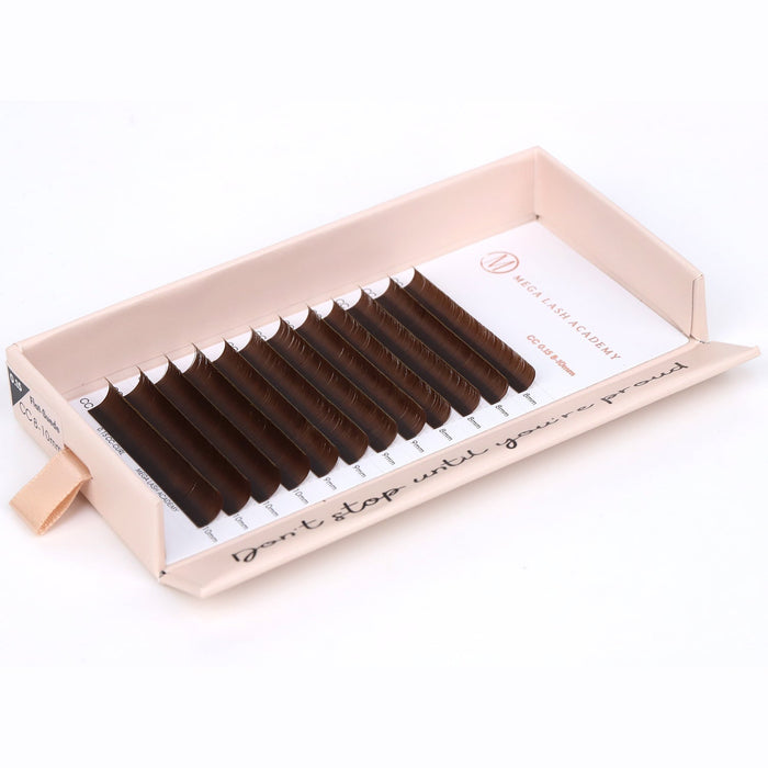 Brown Dual-Tip Flat Lash - Suede