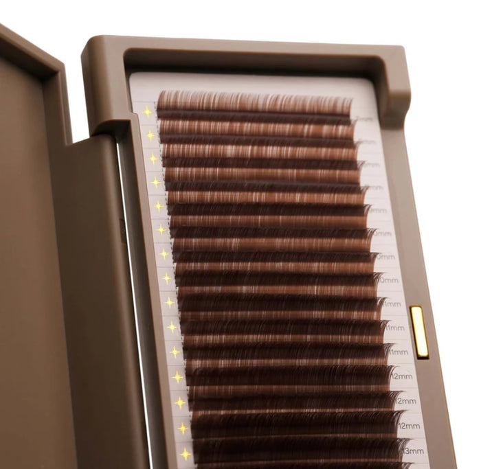 Brown Everything Lashes .03mm (20 Rows/Tray)