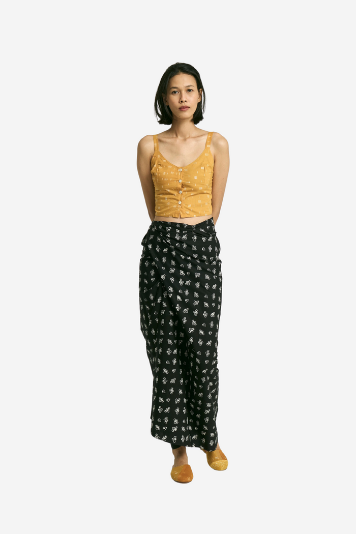 "Bunga Pencar" - Wrap Skirt