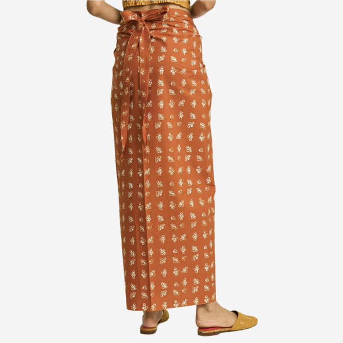 "Bunga Pencar" - Wrap Skirt