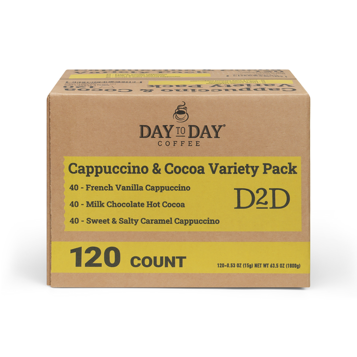 Cappuccino, Hot Cocoa Variety Pack Single Serve Coffee Pods