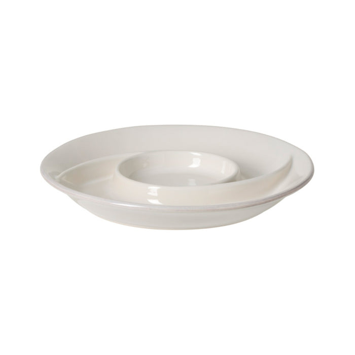 Casafina Modern Chip & Dip - White
