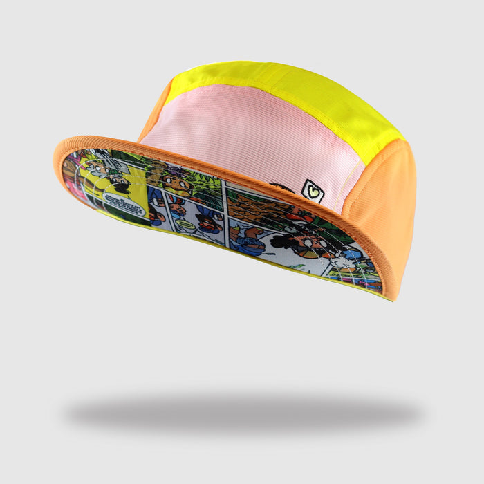 Casquette unisexe 5 Panel DBDB Pastel jaune
