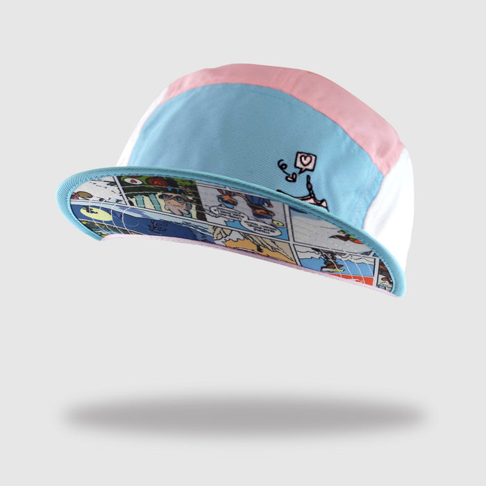 Casquette unisexe 5 Panel DBDB Pastel rose