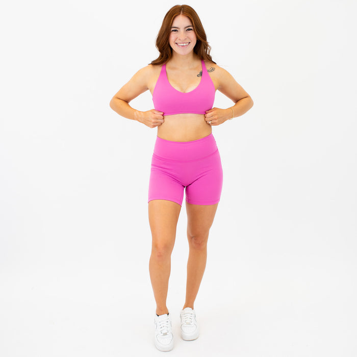 Phlox No Front Seam High Rise Spandex Shorts