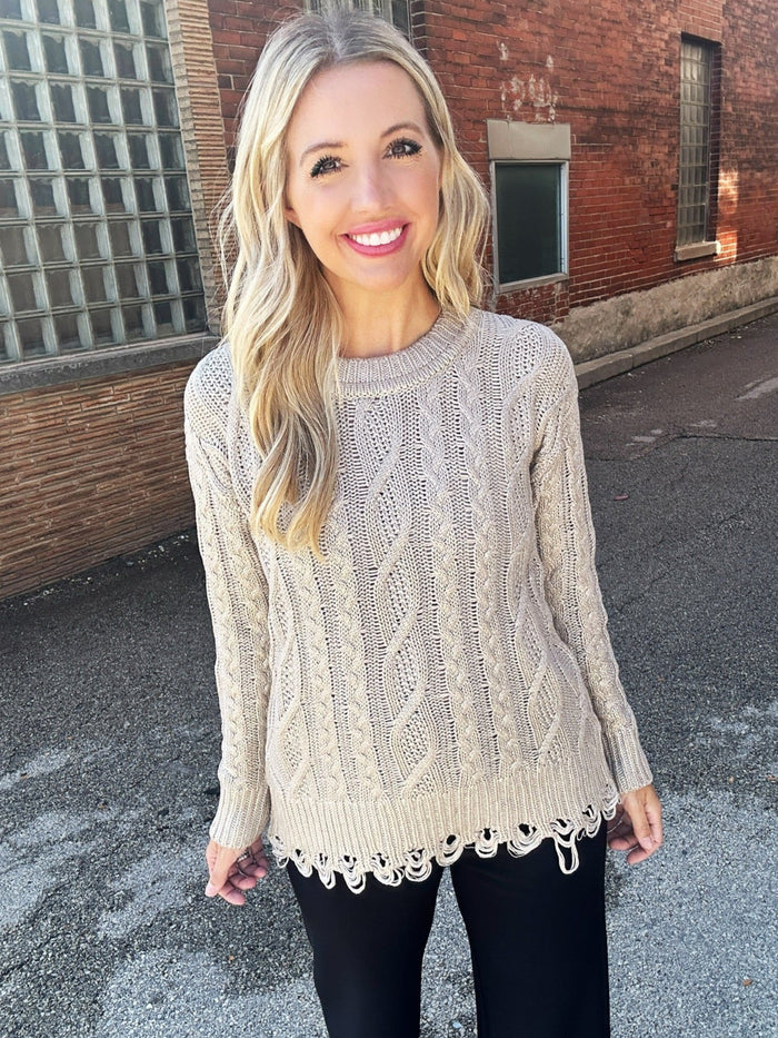 Charlie B Shimmering Charm Sweater