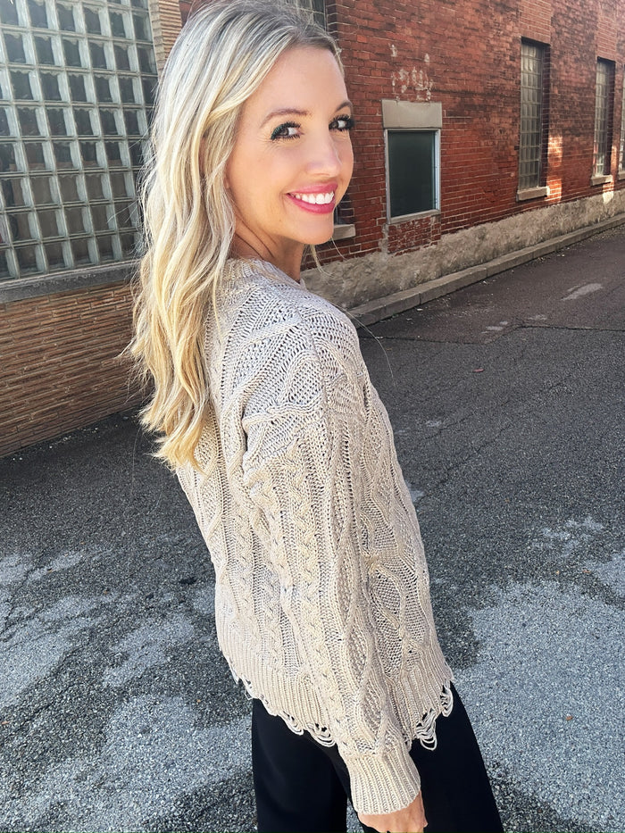 Charlie B Shimmering Charm Sweater