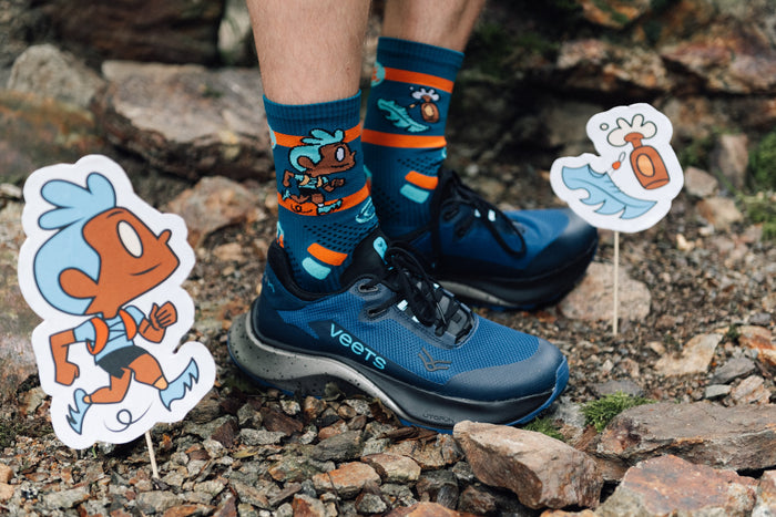 Chaussettes trail Run &  Beer– Courez avec style et fun | DBDB x BV Sport