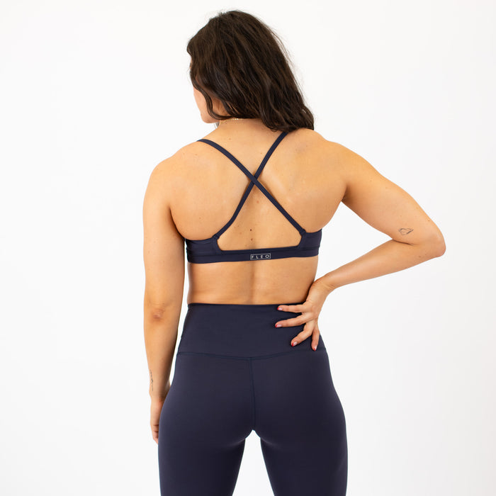 X Back Sports Bra - Chloe in Parisian Night