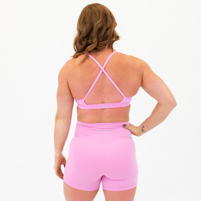 X Back Sports Bra - Chloe in Cyclamen