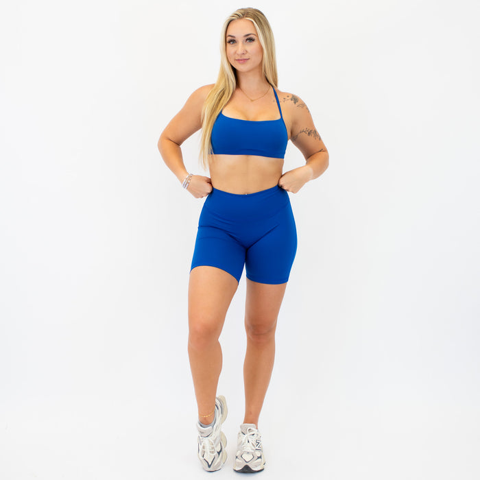 Cobalt X Back Sports Bra - Chloe