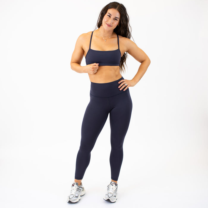 X Back Sports Bra - Chloe in Parisian Night