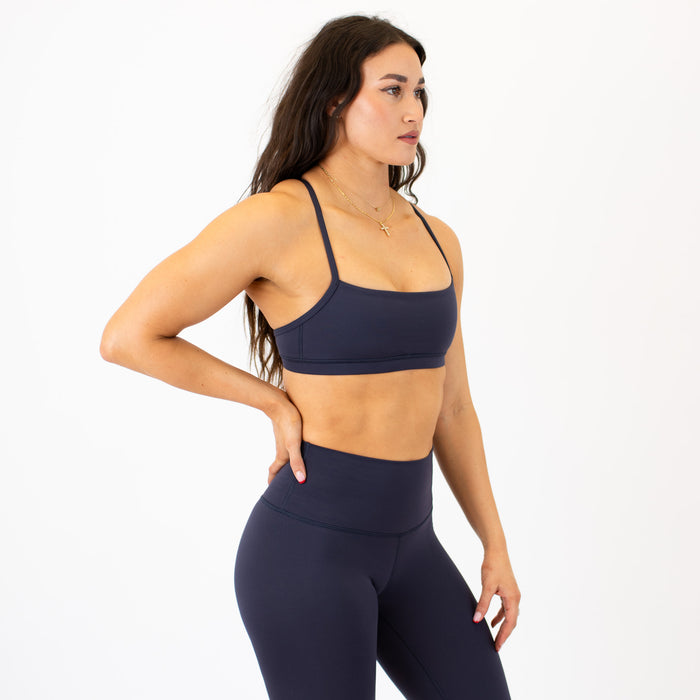 X Back Sports Bra - Chloe in Parisian Night