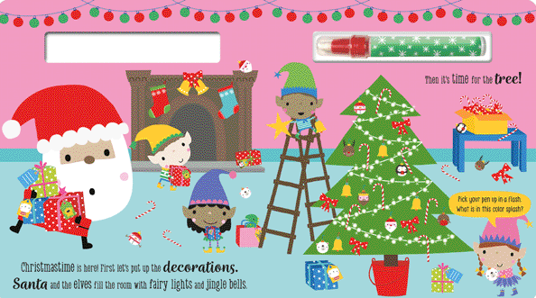 Christmas Magic Water Color Book