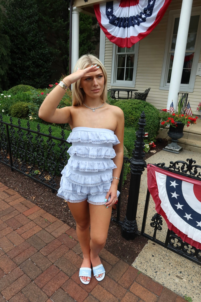 Clair Ruffle Romper