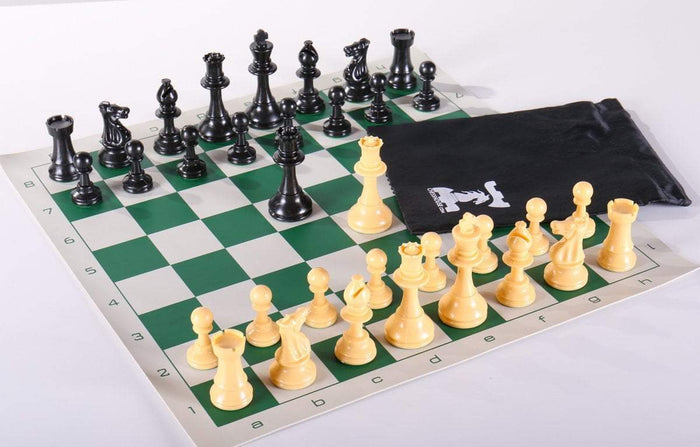 Club Chess Set with 17" Board - Chess Set - Chess-House