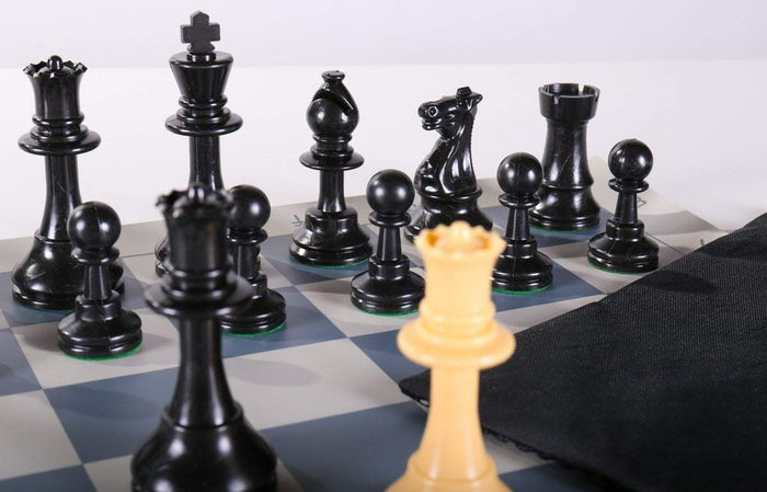 Club Chess Set with 17" Board - Chess Set - Chess-House