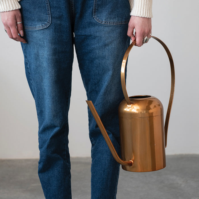 Copper Metal Watering Can