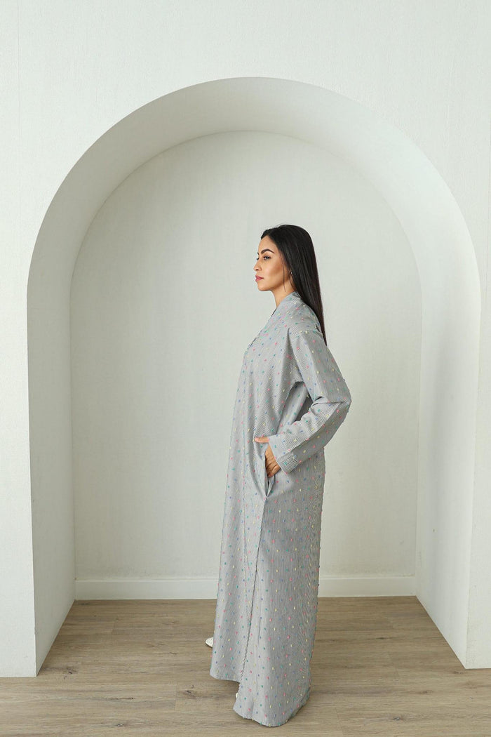 Cotton Candy Stripe Kaftan - Women
