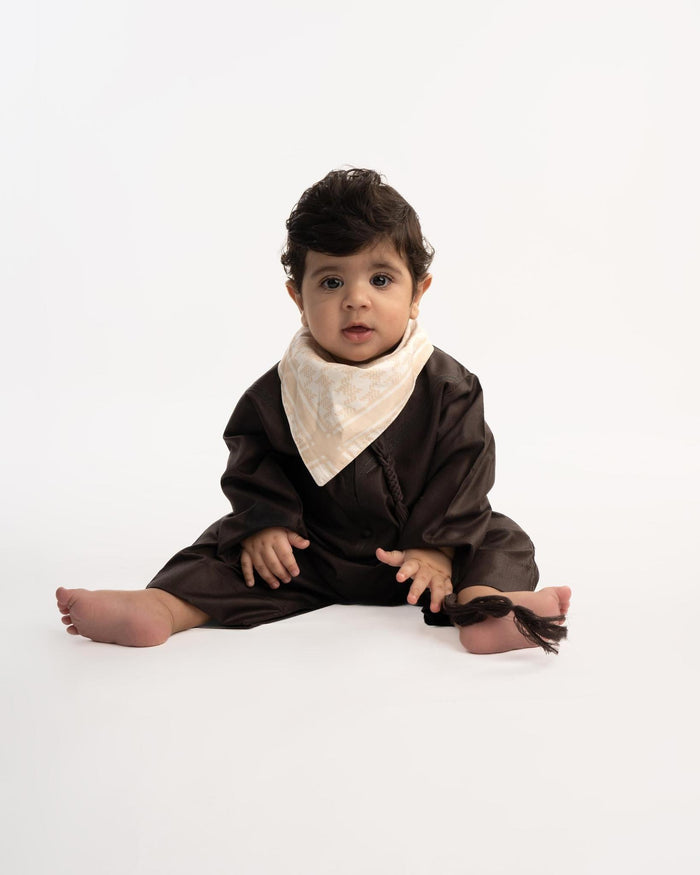 Dark Brown Emirati Kandora - Babies