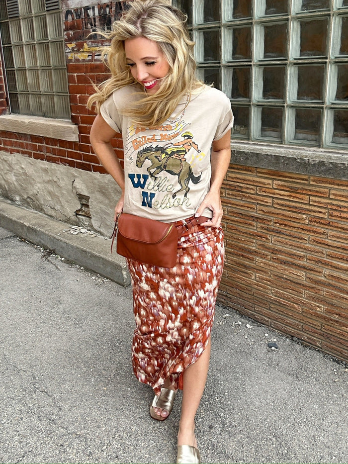 Daydreamer Willie Nelson Horse Called Music Tee