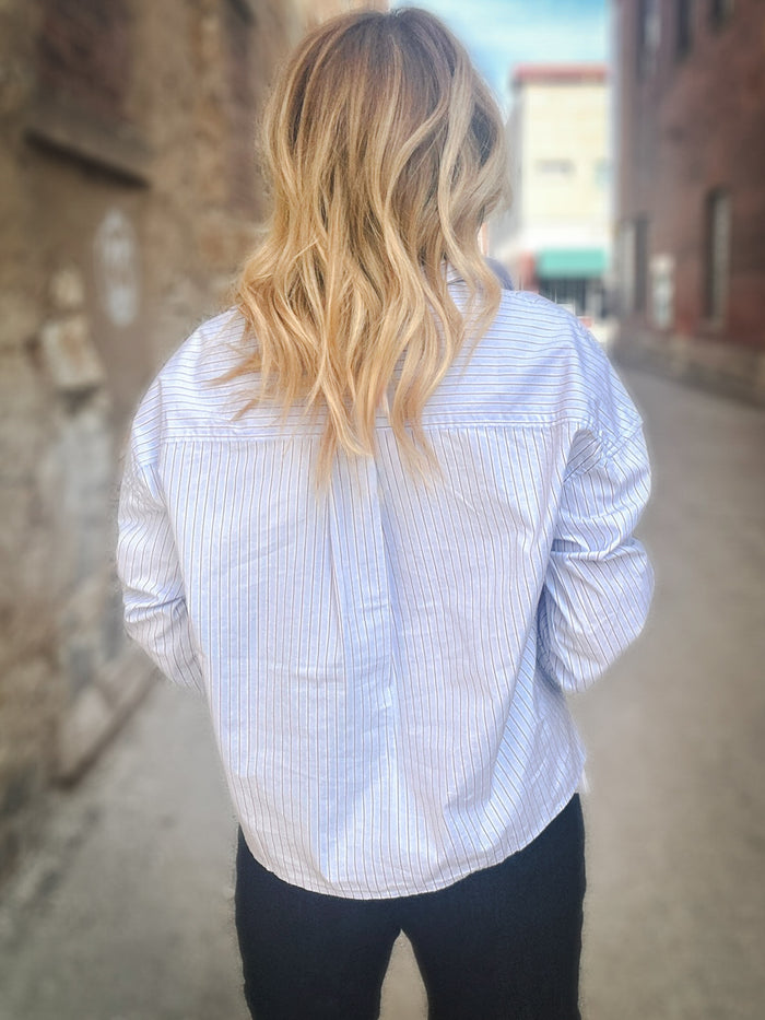 Dear John Adrianna  Cropped  Blouse