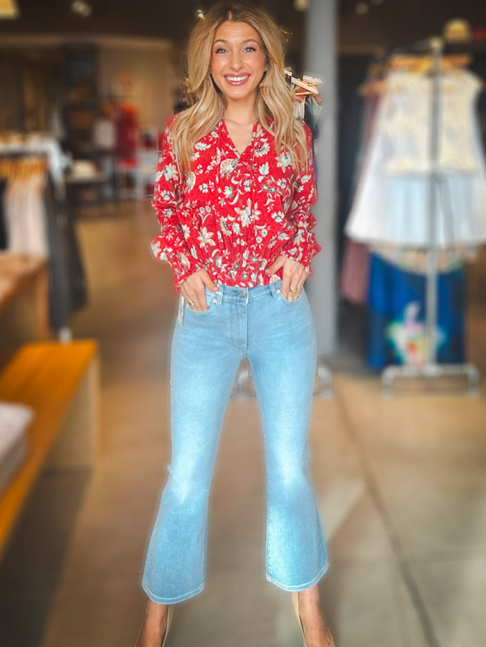 DL1961 Bridget Boot High Rise Instasculpt Crop in  Prairie