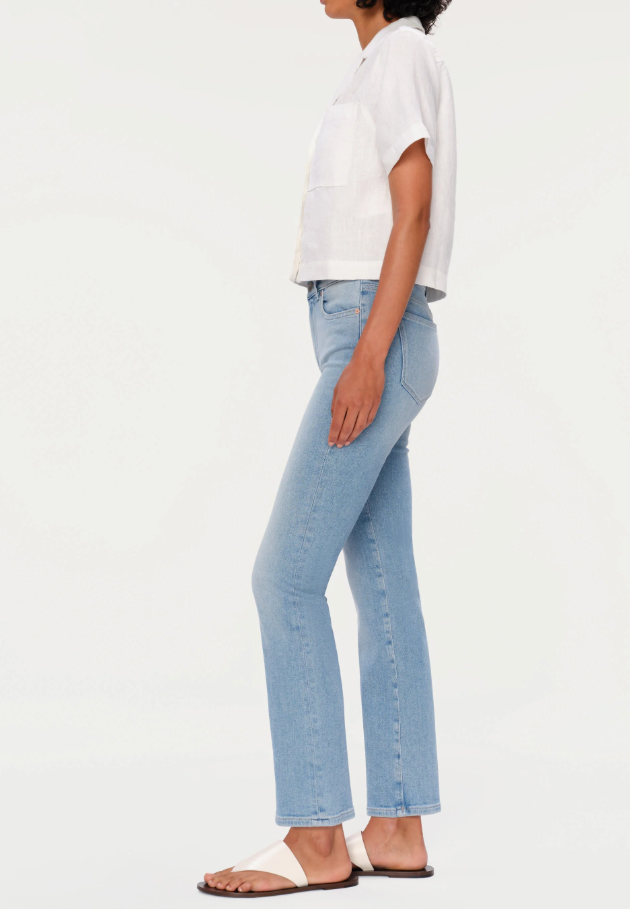 DL1961 Mara Mid Rise Straight in Atlantic