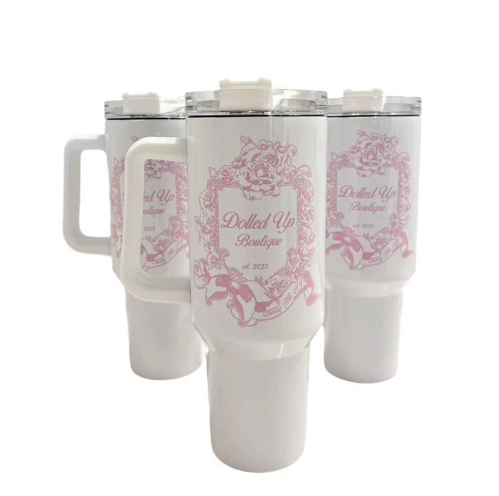 Dolled Up Boutique Logo Tumbler
