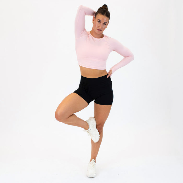 Black Double Take Spandex Shorts