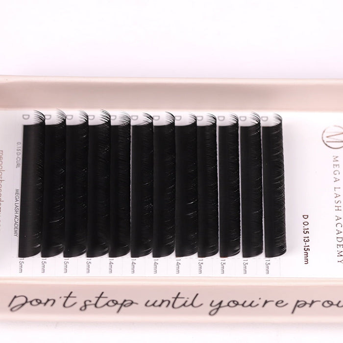 Dual-Tip Flat Lashes - Black