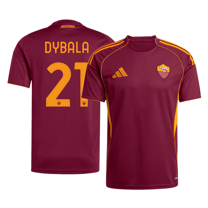 DYBALA #21 Roma Home Soccer Jersey 2025/26