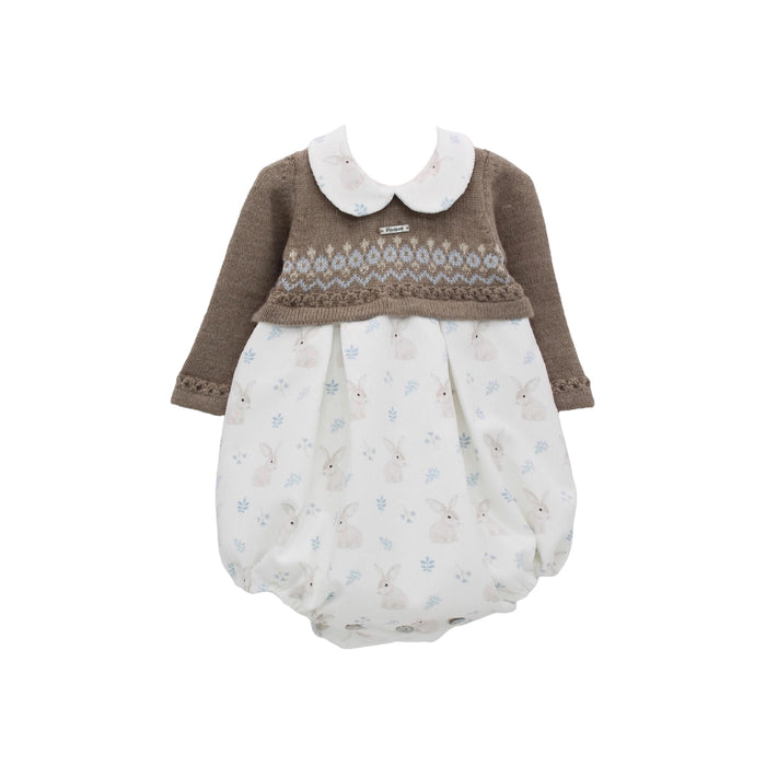 Ebbo Half-Knitted Bunny Romper
