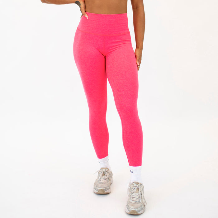 Heather Neon Punch El Toro Leggings 25" -1