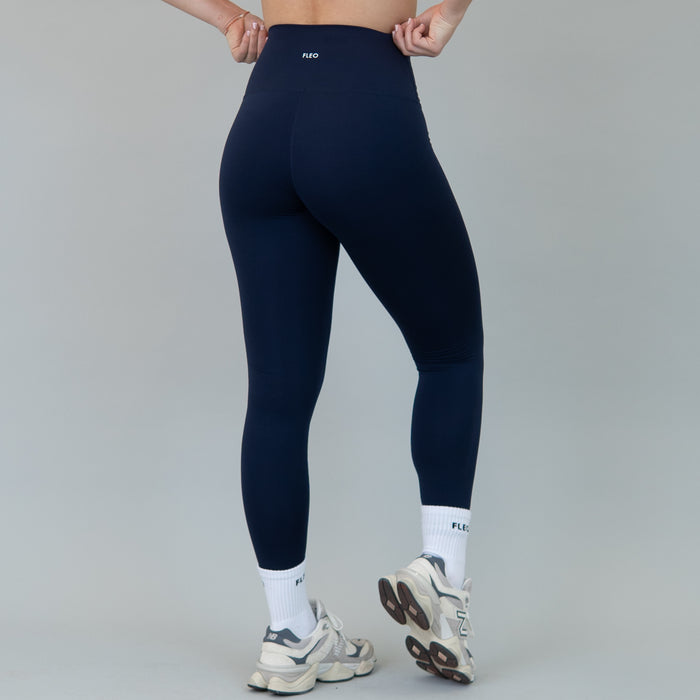 Classic Navy El Toro Legging 25" - High Rise by FLEO - 2