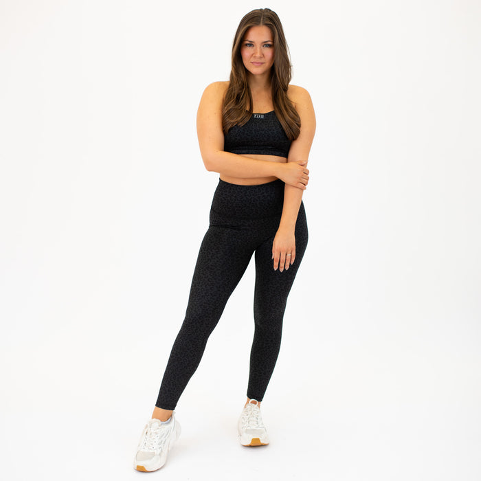 Black Leopard Legging 7/8 25" - El Toro -3