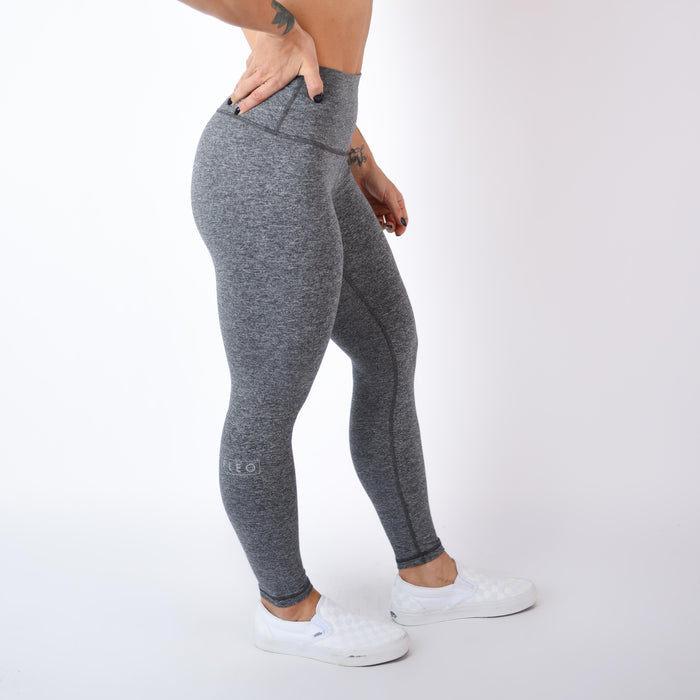 Heather Asphalt Gray Legging 7/8 25" - El Toro -4