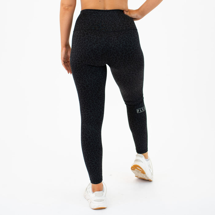 Black Leopard Legging 7/8 25" - El Toro -6