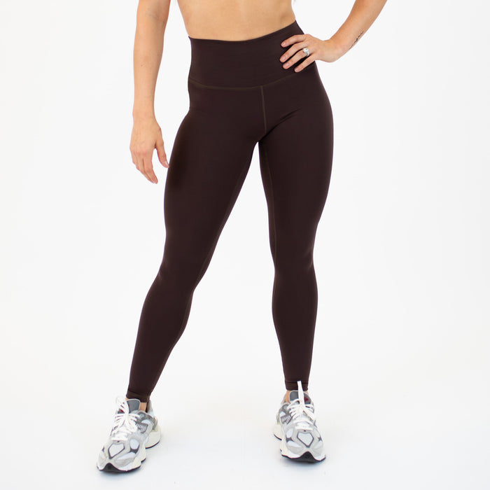 Chocolate Full Length Tall Legging 28" - El Toro -1