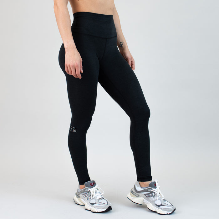 Heather Black Full Length Tall Legging 28" - El Toro -4