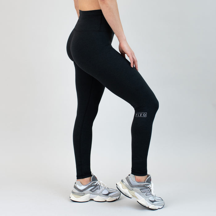Heather Black Full Length Tall Legging 28" - El Toro -5