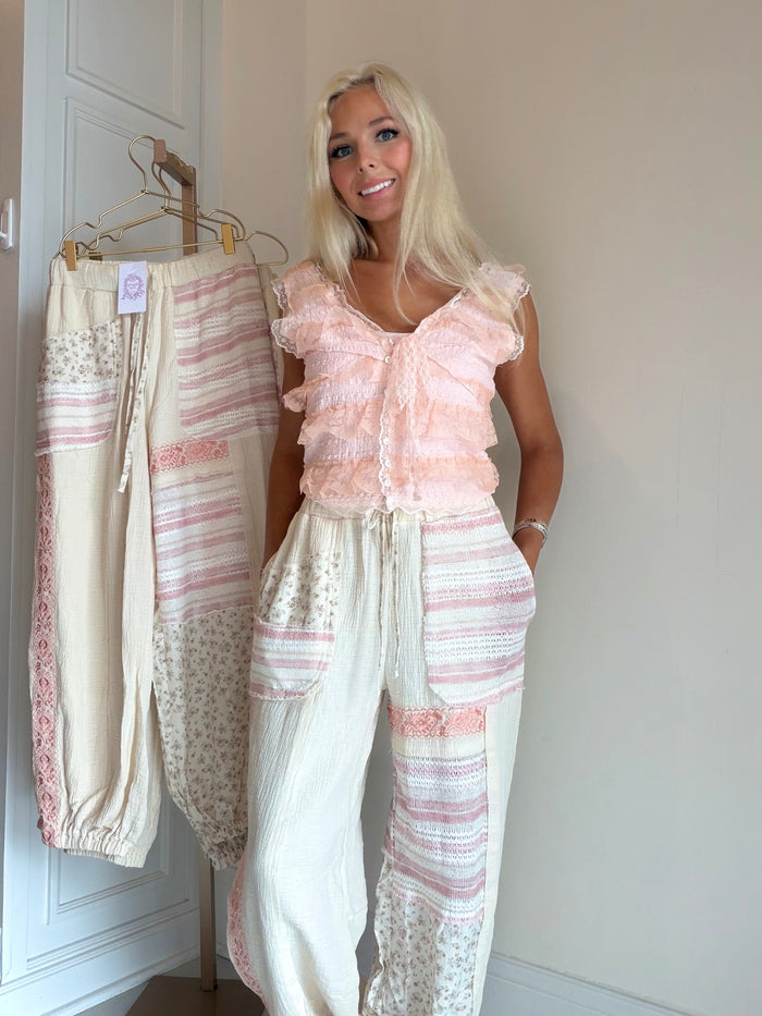 Elara Patchwork Lounge Pants