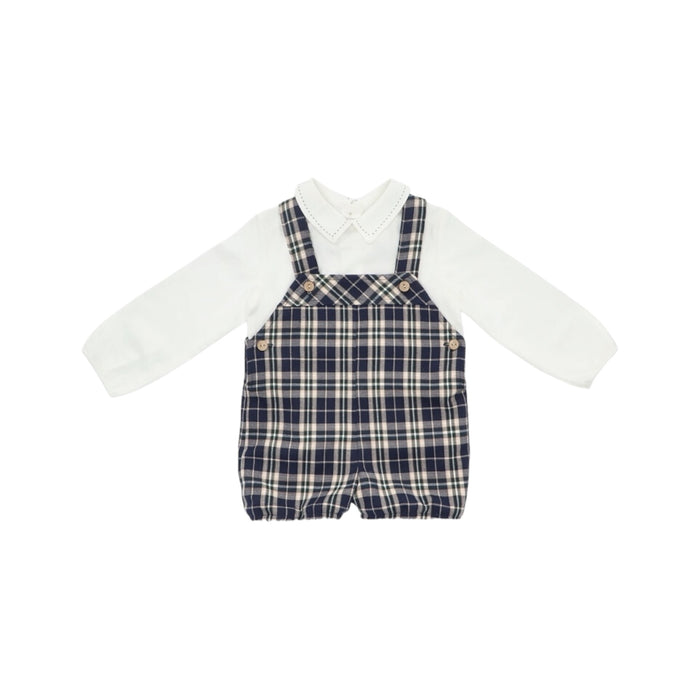 Elliot Tartan Boy 2-Pc Romper