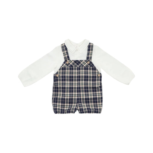 Elliot Tartan Boy 2-Pc Romper