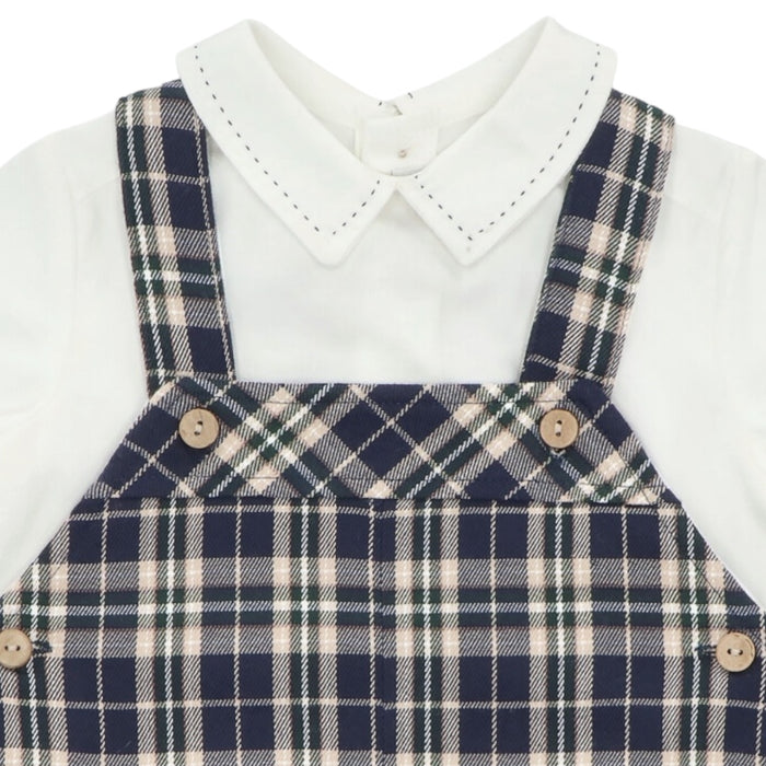 Elliot Tartan Boy 2-Pc Romper